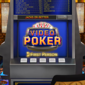 logo First Person Video Poker - Evolution