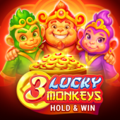 logo 3 Lucky Monkeys Hold & Win