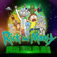 logo Rick and Morty Wubba Lubba Dub Dub