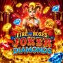 logo Fire and Roses Joker Diamonds