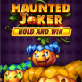 logo Haunted Joker Hold and Win