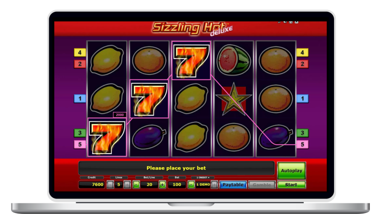 Sizzling Hot Deluxe - Lucky Seven